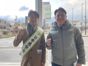 20250317　膳所駅駅頭活動