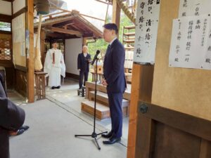 20251123　平野神社神札頒布式