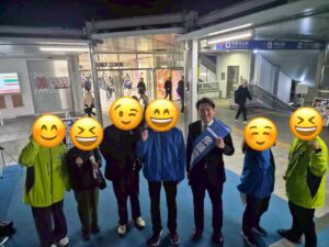 20260403　石山駅駅頭