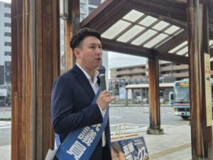 20261005　駅頭＠比叡山坂本駅